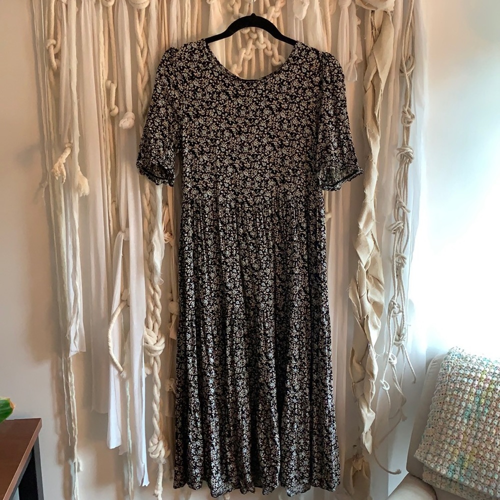 Aerie Floral MIDI Dress